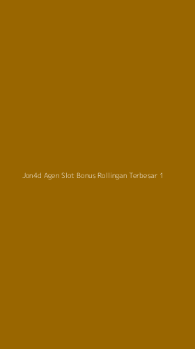 Tampilan Antarmuka Aplikasi Jon4d Agen Slot Bonus Rollingan Terbesar - 1