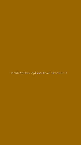 Tampilan Antarmuka Aplikasi Jon66 Aplikasi Aplikasi Pendidikan Lite - 3