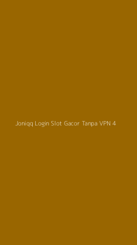 Tampilan Antarmuka Aplikasi Joniqq Login Slot Gacor Tanpa Vpn - 4