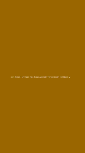 Tampilan Antarmuka Aplikasi Jonitogel Online Aplikasi Mobile Responsif Terbaik - 2