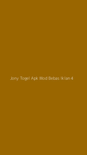 Tampilan Antarmuka Aplikasi Jony Togel Apk Mod Bebas Iklan - 4