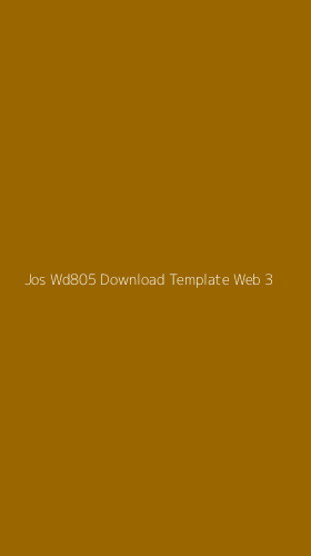 Tampilan Antarmuka Aplikasi Jos Wd805 Download Template Web - 3