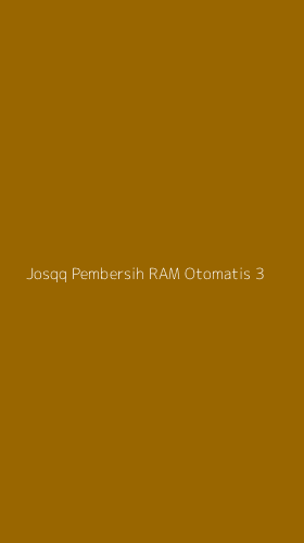 Tampilan Antarmuka Aplikasi Josqq Pembersih Ram Otomatis - 3