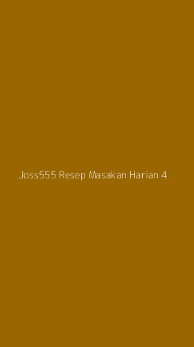 Tampilan Antarmuka Aplikasi Joss555 Resep Masakan Harian - 4