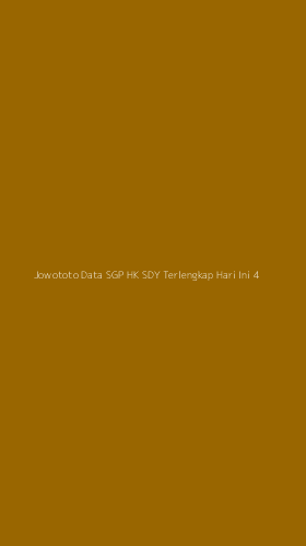 Tampilan Antarmuka Aplikasi Jowototo Data Sgp Hk Sdy Terlengkap Hari Ini - 4
