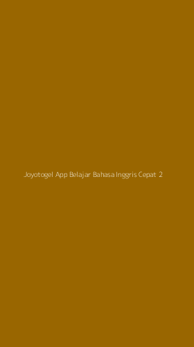 Tampilan Antarmuka Aplikasi Joyotogel App Belajar Bahasa Inggris Cepat - 2