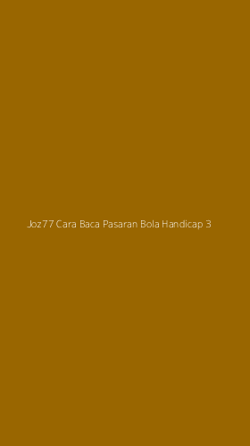 Tampilan Antarmuka Aplikasi Joz77 Cara Baca Pasaran Bola Handicap - 3