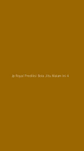 Tampilan Antarmuka Aplikasi Jp Royal Prediksi Bola Jitu Malam Ini - 4