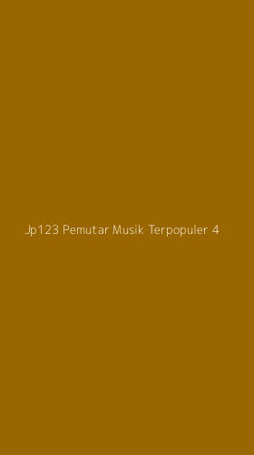 Tampilan Antarmuka Aplikasi Jp123 Pemutar Musik Terpopuler - 4