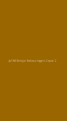 Tampilan Antarmuka Aplikasi Jp188 Belajar Bahasa Inggris Cepat - 2