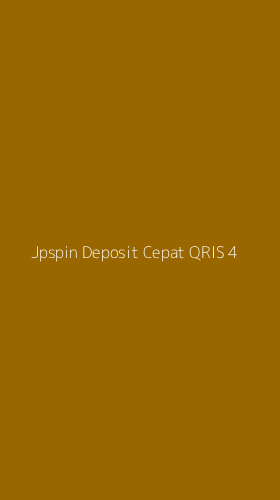 Tampilan Antarmuka Aplikasi Jpspin Deposit Cepat Qris - 4