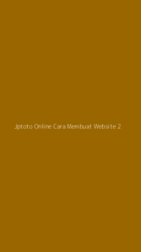 Tampilan Antarmuka Aplikasi Jptoto Online Cara Membuat Website - 2