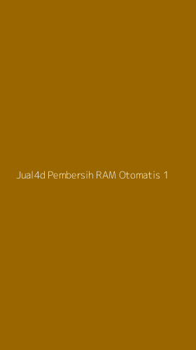Tampilan Antarmuka Aplikasi Jual4d Pembersih Ram Otomatis - 1
