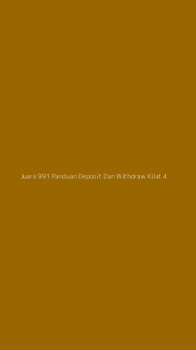 Tampilan Antarmuka Aplikasi Juara 991 Panduan Deposit Dan Withdraw Kilat - 4