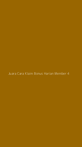 Tampilan Antarmuka Aplikasi Juara Cara Klaim Bonus Harian Member - 4