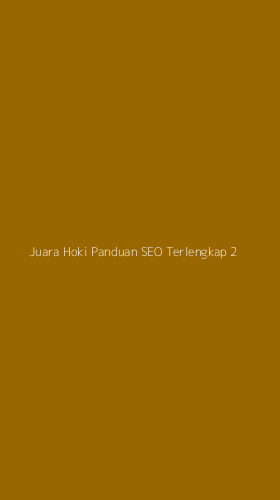 Tampilan Antarmuka Aplikasi Juara Hoki Panduan Seo Terlengkap - 2