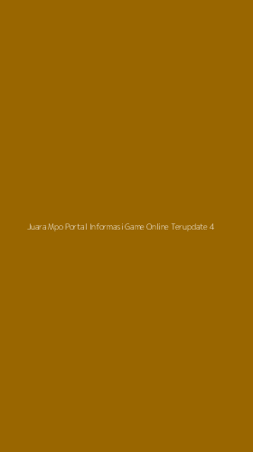Tampilan Antarmuka Aplikasi Juara Mpo Portal Informasi Game Online Terupdate - 4