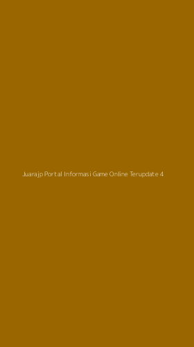 Tampilan Antarmuka Aplikasi Juarajp Portal Informasi Game Online Terupdate - 4