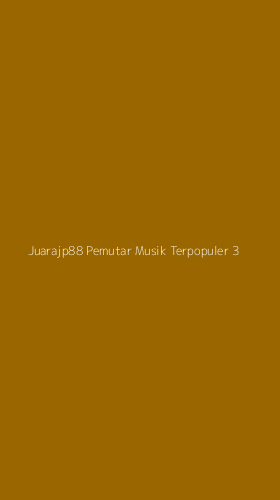 Tampilan Antarmuka Aplikasi Juarajp88 Pemutar Musik Terpopuler - 3