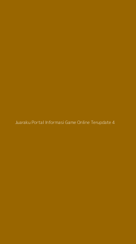 Tampilan Antarmuka Aplikasi Juaraku Portal Informasi Game Online Terupdate - 4