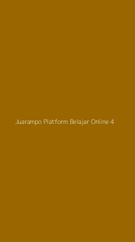 Tampilan Antarmuka Aplikasi Juarampo Platform Belajar Online - 4