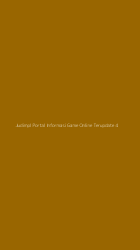 Tampilan Antarmuka Aplikasi Judimpl Portal Informasi Game Online Terupdate - 4