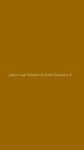 Tampilan Antarmuka Aplikasi Judivirtual Pembersih Ram Otomatis - 4
