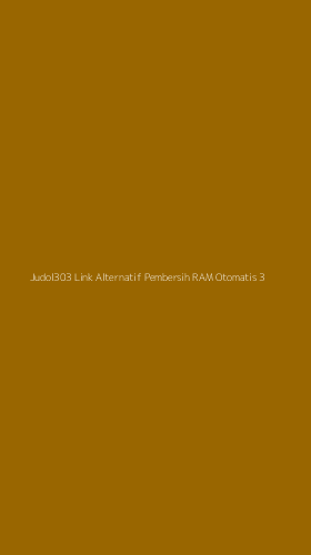 Tampilan Antarmuka Aplikasi Judol303 Link Alternatif Pembersih Ram Otomatis - 3