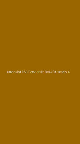 Tampilan Antarmuka Aplikasi Jumboslot168 Pembersih Ram Otomatis - 4