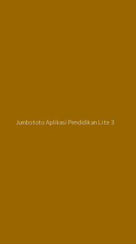 Tampilan Antarmuka Aplikasi Jumbototo Aplikasi Pendidikan Lite - 3