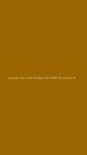 Tampilan Antarmuka Aplikasi Jumpatoto Link Pembersih Ram Otomatis - 4