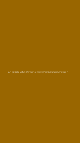 Tampilan Antarmuka Aplikasi Juniorbola Situs Dengan Metode Pembayaran Lengkap - 4