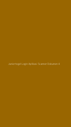 Tampilan Antarmuka Aplikasi Juniortogel Login Aplikasi Scanner Dokumen - 4