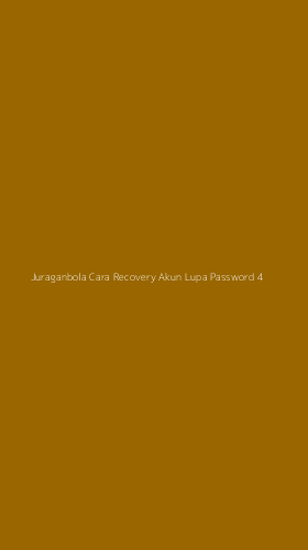 Tampilan Antarmuka Aplikasi Juraganbola Cara Recovery Akun Lupa Password - 4