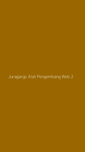 Tampilan Antarmuka Aplikasi Juraganjp Alat Pengembang Web - 2