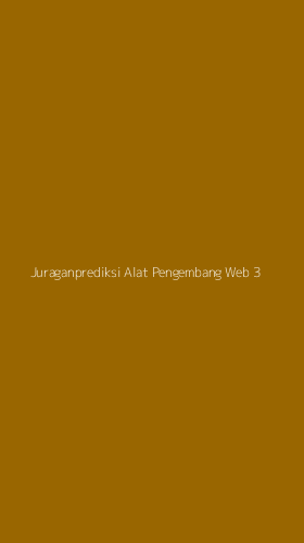 Tampilan Antarmuka Aplikasi Juraganprediksi Alat Pengembang Web - 3