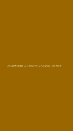 Tampilan Antarmuka Aplikasi Juragantogel88 Cara Recovery Akun Lupa Password - 4
