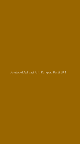 Tampilan Antarmuka Aplikasi Jurutogel Aplikasi Anti Rungkad Pasti Jp - 1