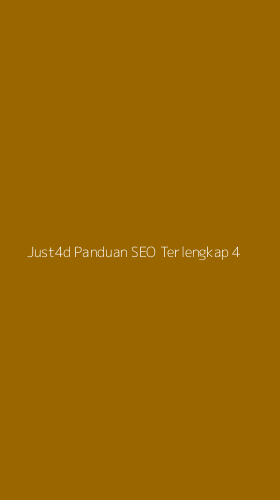 Tampilan Antarmuka Aplikasi Just4d Panduan Seo Terlengkap - 4
