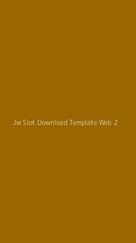 Tampilan Antarmuka Aplikasi Jw Slot Download Template Web - 2