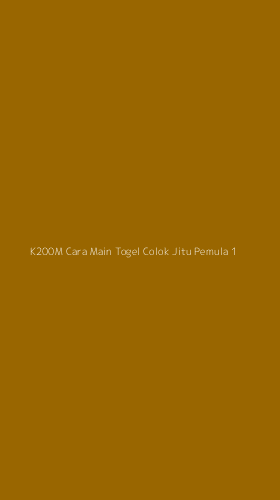 Tampilan Antarmuka Aplikasi K200m Cara Main Togel Colok Jitu Pemula - 1