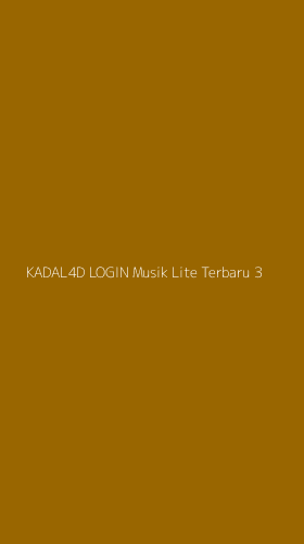 Tampilan Antarmuka Aplikasi Kadal4d Login Musik Lite Terbaru - 3