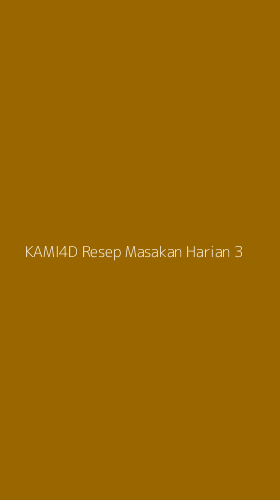 Tampilan Antarmuka Aplikasi Kami4d Resep Masakan Harian - 3