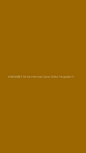 Tampilan Antarmuka Aplikasi Kamsiabet Portal Informasi Game Online Terupdate - 3