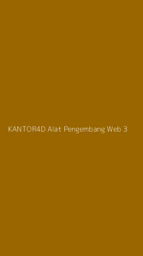 Tampilan Antarmuka Aplikasi Kantor4d Alat Pengembang Web - 3