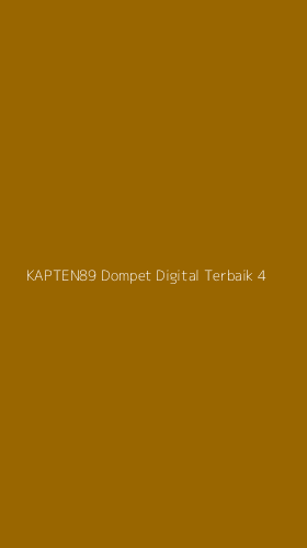 Tampilan Antarmuka Aplikasi Kapten89 Dompet Digital Terbaik - 4