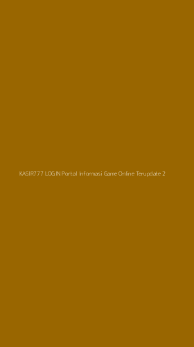 Tampilan Antarmuka Aplikasi Kasir777 Login Portal Informasi Game Online Terupdate - 2