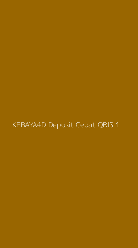 Tampilan Antarmuka Aplikasi Kebaya4d Deposit Cepat Qris - 1