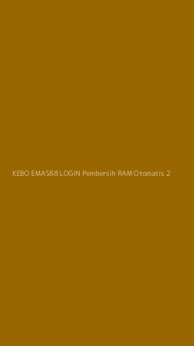 Tampilan Antarmuka Aplikasi Kebo Emas88 Login Pembersih Ram Otomatis - 2
