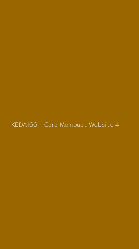 Tampilan Antarmuka Aplikasi KEDAI66 - Cara Membuat Website - 4